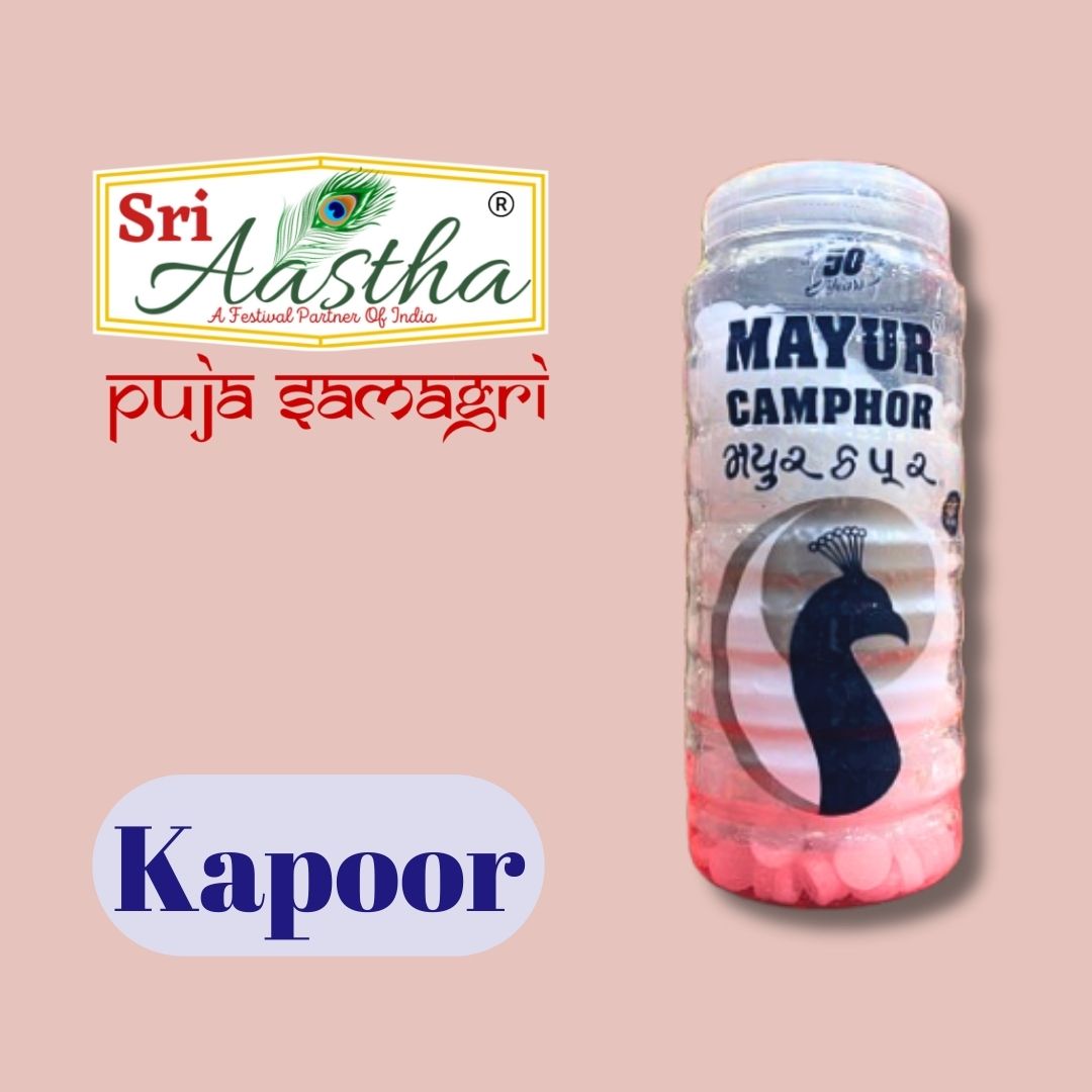 Mayur Champor Puja Kapoor (Pure Camphor)